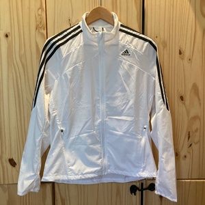 Women’s Adidas Lightweight Track Jacket White Size M